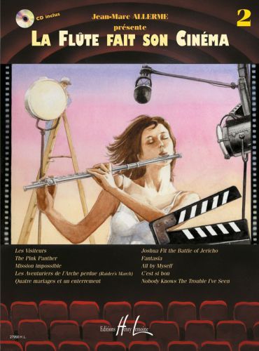 copertina La Flte fait son cinma Vol.2 Editions Henry Lemoine