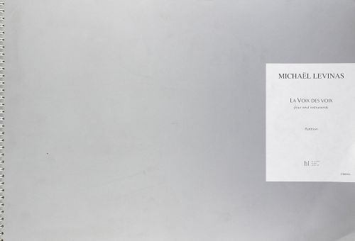 copertina La Voix des voix Editions Henry Lemoine