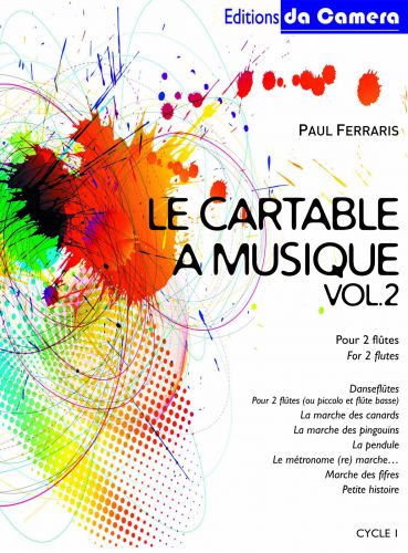 copertina Le cartable  musique  duos de flutes  vol.2 DA CAMERA