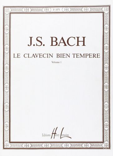 copertina Le Clavier bien tempr Vol.1 Editions Henry Lemoine