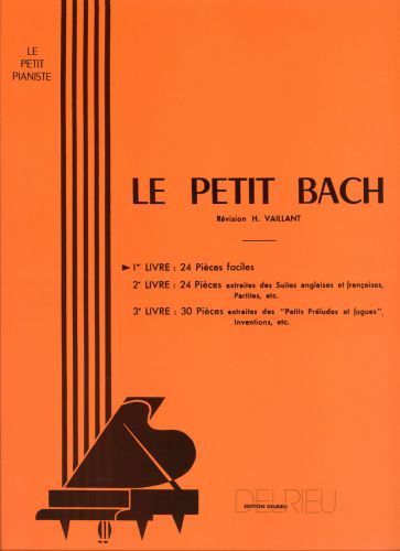 copertina Le petit Bach Vol.1 Delrieu