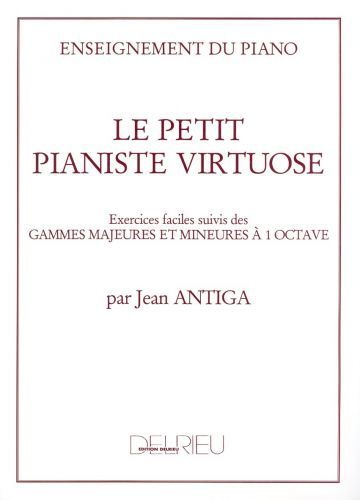 copertina Le petit pianiste virtuose Delrieu