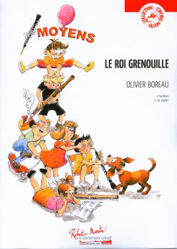 copertina LE ROI GRENOUILLE pour 2 HAUTBOIS Robert Martin