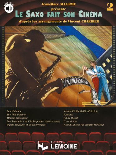 copertina Le Saxophone fait son cinma Vol.2 Editions Henry Lemoine