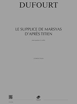copertina Le Supplice de Marsyas d'apr�s Titien Editions Henry Lemoine