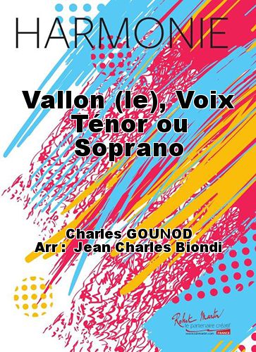 copertina Vallon (le), Voix Tnor ou Soprano Robert Martin