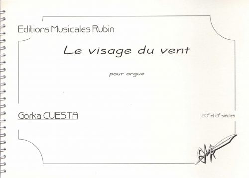 copertina LE VISAGE DU VENT pour orgue Rubin