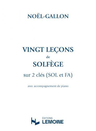 copertina Leons 2 cls (20) avec accompagnement Editions Henry Lemoine