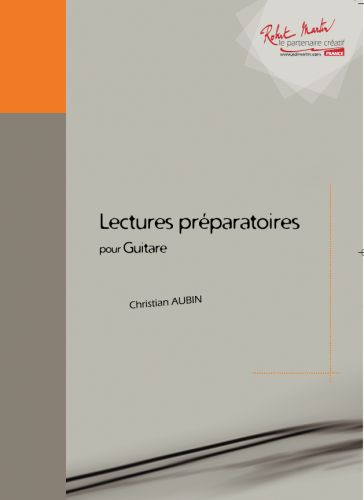 copertina Lectures Preparatoires Editions Robert Martin