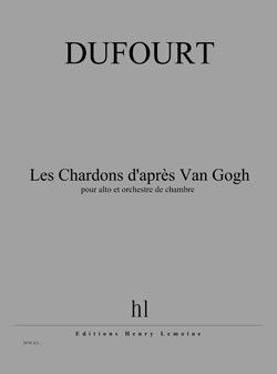 copertina Les Chardons d'après Van Gogh Editions Henry Lemoine