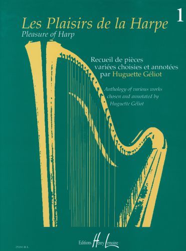 copertina Les Plaisirs de la harpe Vol.1 Editions Henry Lemoine