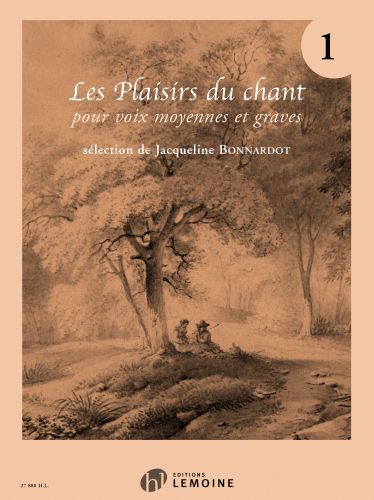 copertina Les Plaisirs du chant Vol.1 Editions Henry Lemoine