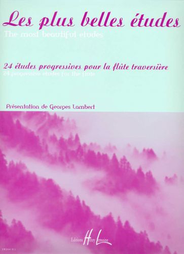 copertina Les plus belles tudes - 24 Etudes progressives Editions Henry Lemoine