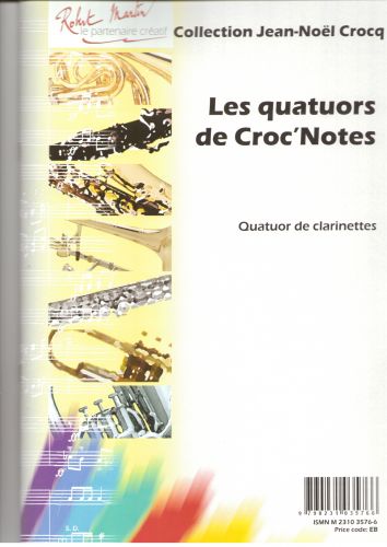 copertina Les Quatuors de Croc'Notes Robert Martin
