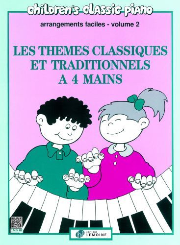 copertina Les thmes classiques et traditionnels  4 mains Vol.2 Editions Henry Lemoine