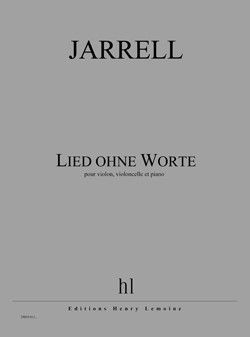 copertina Lied ohne Worte Editions Henry Lemoine