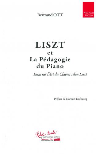 copertina Liszt et la pedagogie du piano Editions Robert Martin