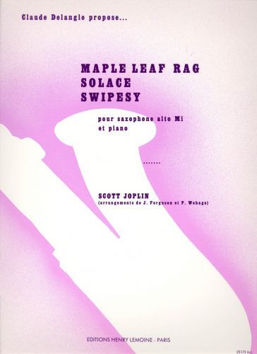 copertina Maple leaf rag / Solace / Swipesy Editions Henry Lemoine
