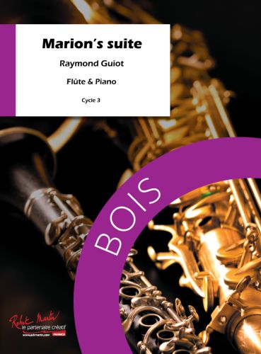 copertina MARION'S SUITE Version originale Flute et Vibraphone, piano, contrebasse et batterie Editions Robert Martin