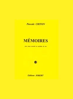 copertina M�moires Jobert