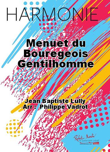 copertina Menuet du Bouregeois Gentilhomme Robert Martin