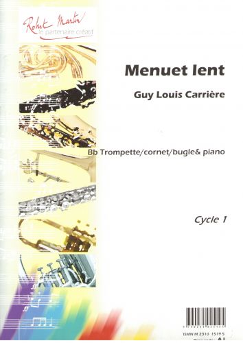copertina Menuet Lent, Sib Robert Martin
