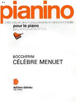 copertina Menuet Op.13 n5 - Pianino 3 Delrieu
