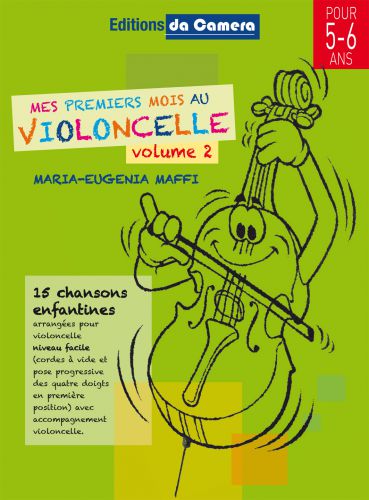 copertina Mes premiers mois au violoncelle Vol. 2 DA CAMERA