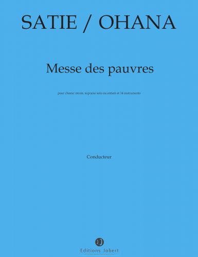 copertina Messe des pauvres Jobert