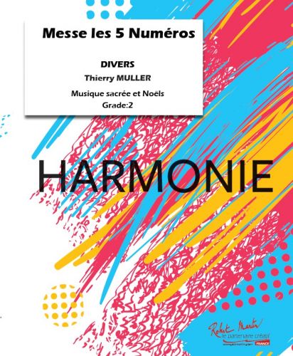 copertina Messe les 5 Num�ros Martin Musique