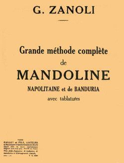 copertina Mthode complte de mandoline napolitaine avec tablatures Combre