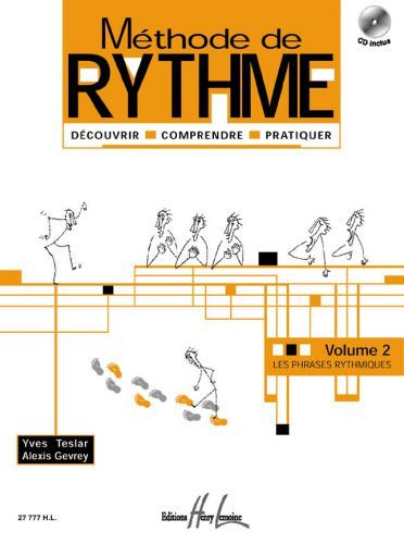 copertina Mthode de rythme Vol.2 Editions Henry Lemoine