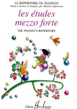 copertina Mezzo forte Etudes Editions Henry Lemoine