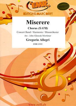 copertina Miserere + Chorus SATB Marc Reift