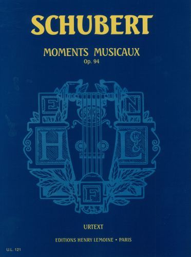 copertina Moments musicaux Op.94 Editions Henry Lemoine