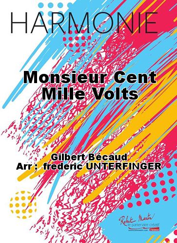 copertina Monsieur Cent Mille Volts Robert Martin