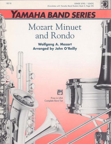 copertina Mozart Minuet and Rondo ALFRED