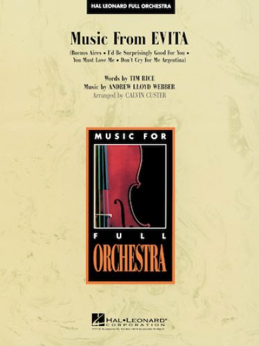 copertina Music from Evita Hal Leonard