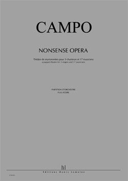 copertina Nonsense Opera Editions Henry Lemoine