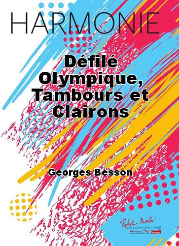 copertina Olympic parade, tamburo e tromba Martin Musique