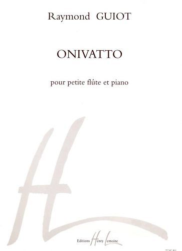 copertina Onivatto Editions Henry Lemoine