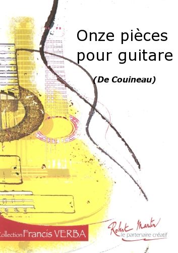 copertina Onze Pices Pour Guitare Editions Robert Martin