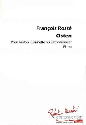 copertina OSTEN pour VIOLON,CLARINETTE OU SAX ET PIANO Robert Martin