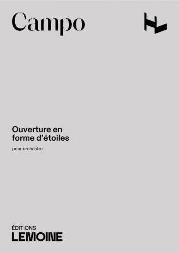 copertina Ouverture en forme d'toiles Editions Henry Lemoine
