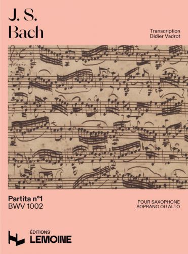 copertina Partita n1 BWV1002 Editions Henry Lemoine