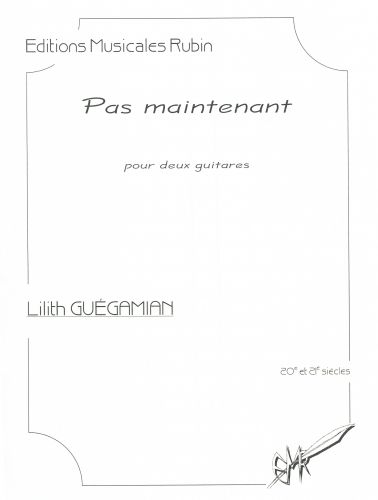 copertina Pas maintenant pour deux guitares Rubin