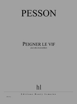 copertina Peigner le vif Editions Henry Lemoine