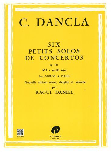 copertina Petit solo de concerto Op.141 n3 en Ut maj. Combre