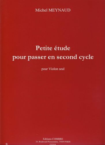 copertina Petite tude pour passer en second cycle Combre