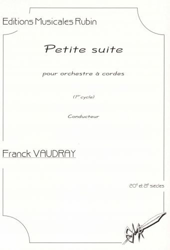 copertina Petite suite pour orchestre  cordes Rubin